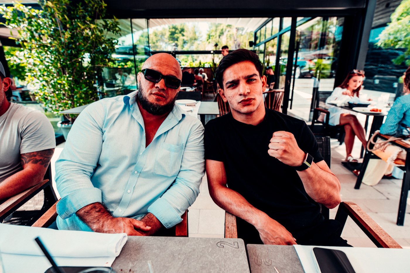 Argjent Shala mit UFC-Veteran Ilir Latifi in Albanien